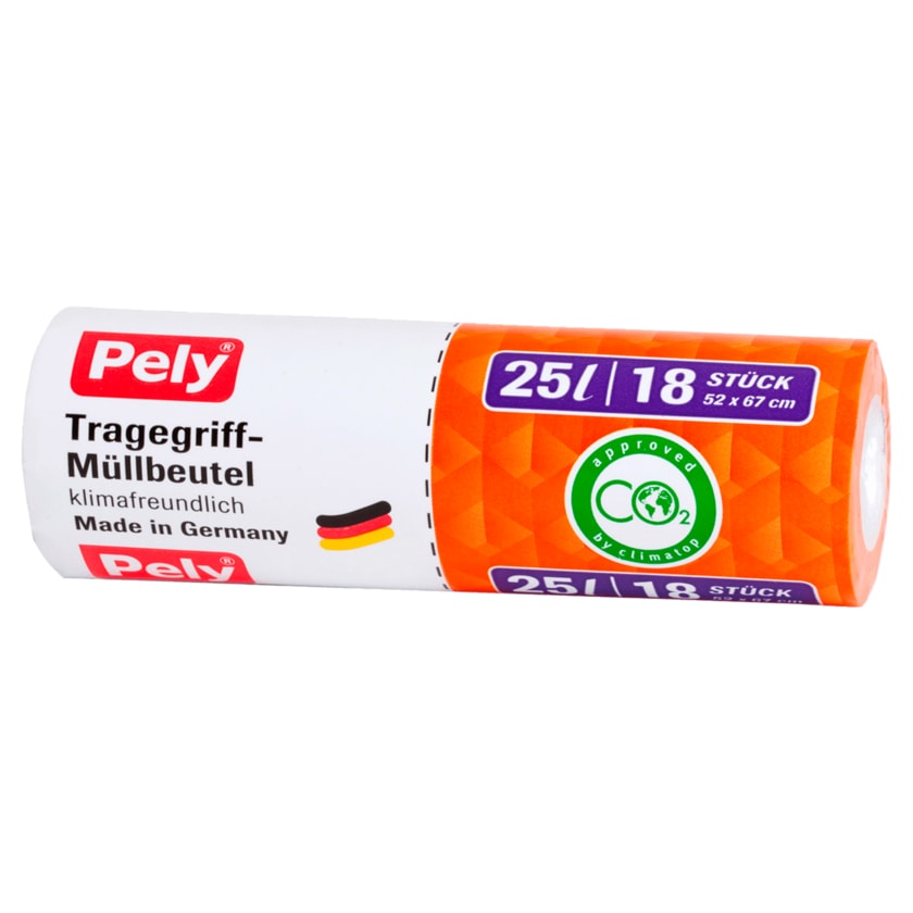 Pely Tragegriff-Müllbeutel 25l 18 Stück
